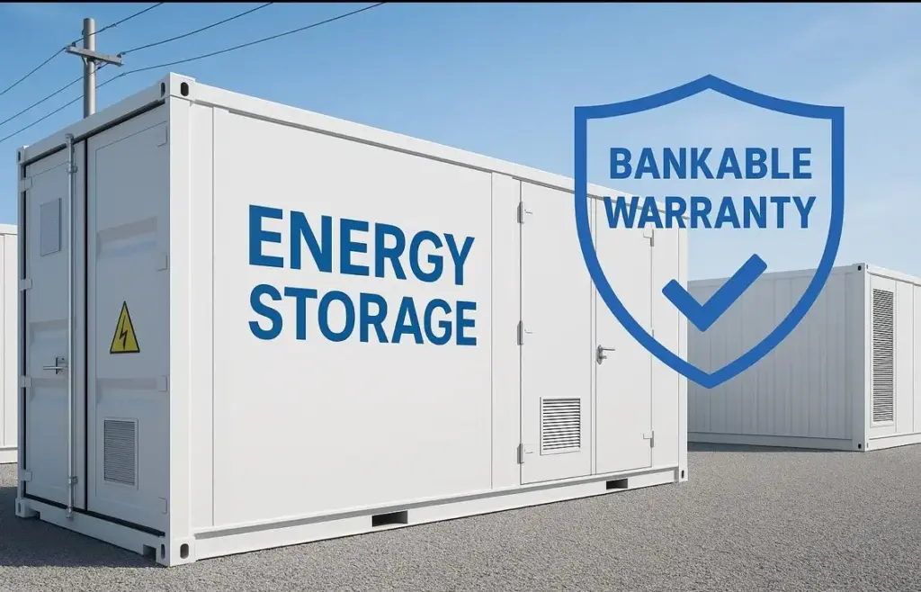 🔋 Why a Bankable Warranty is Non-Negotiable in BESS Projects